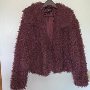 Fluffy Faux Fur Coat